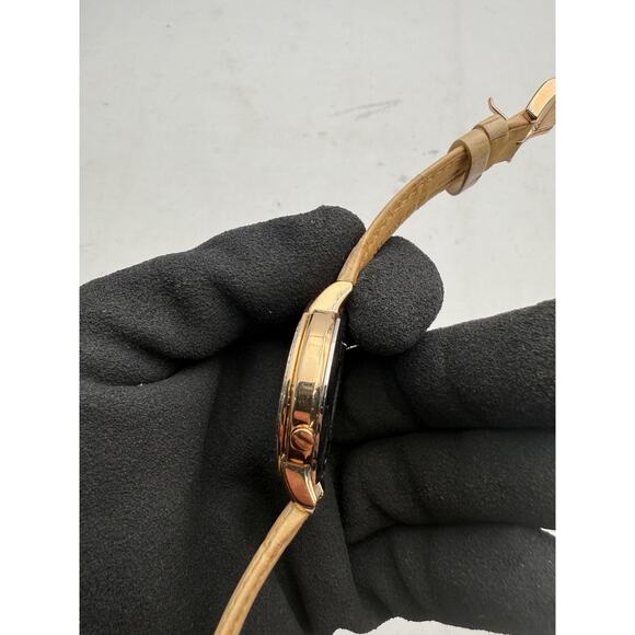 Citizen Eco-Drive Women’s Rose Gold Watch Crystal Heart Dial Leather Strap main image 7